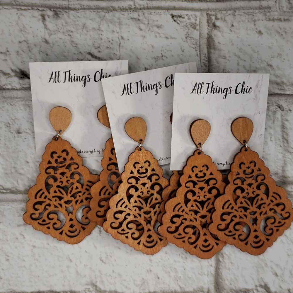 Wooden Earrings